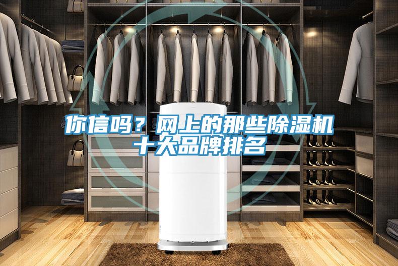 你信嗎？網(wǎng)上的那些除濕機十大品牌排名