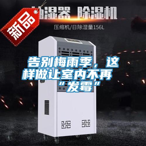 告別梅雨季，這樣做讓室內不再“發(fā)霉”