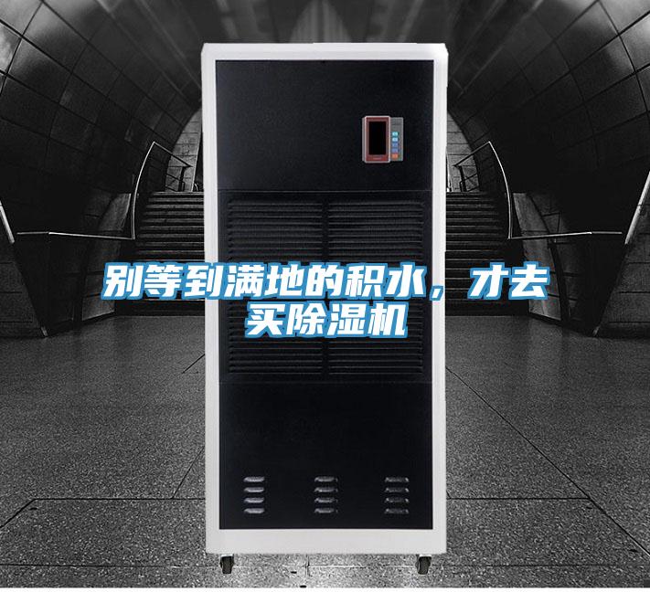 別等到滿(mǎn)地的積水，才去買(mǎi)除濕機
